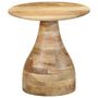 Voir la diapositive 2 : VIDAXL Table d'appoint Ø40x40 cm bois de manguier massif