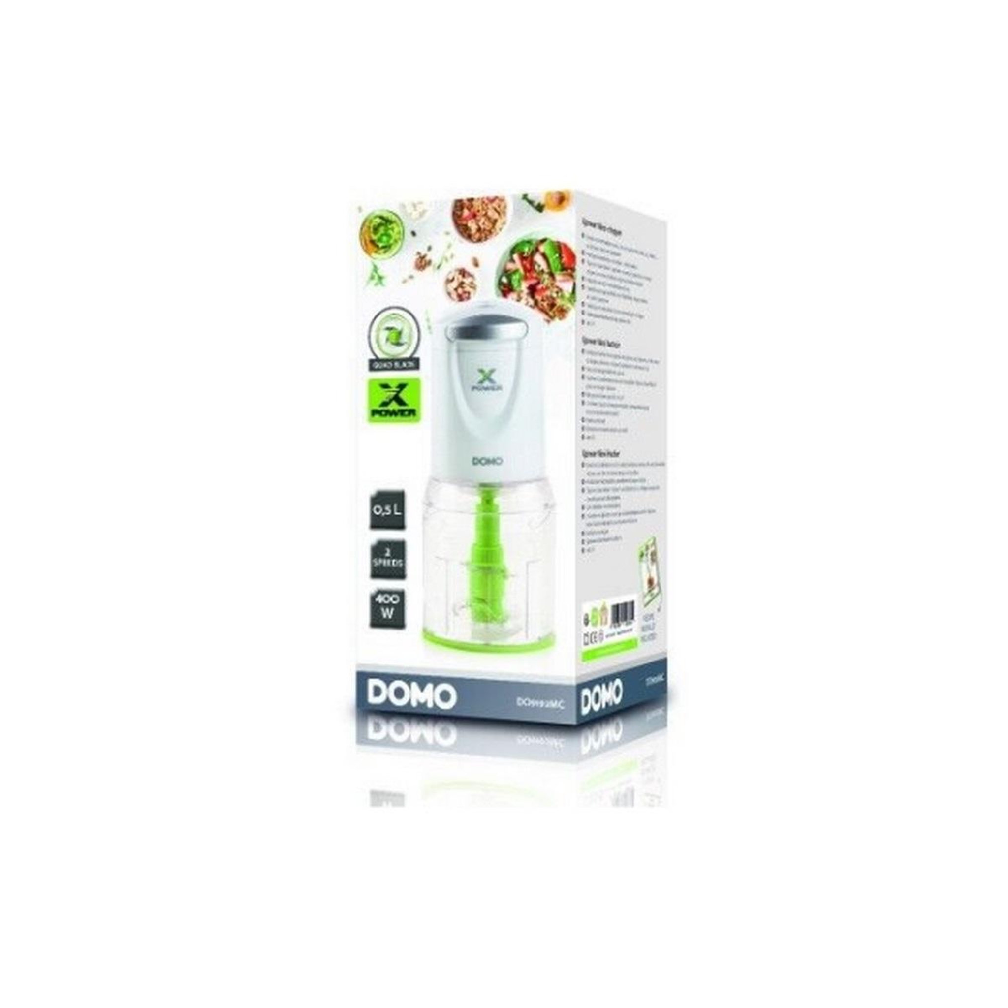 Voir la diapositive 5 : Domo Mini hachoir 0.5l 400w - do9192mc