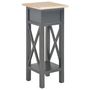 Voir la diapositive 5 : VIDAXL Table d'appoint Noir 27 x 27 x 65,5 cm Bois