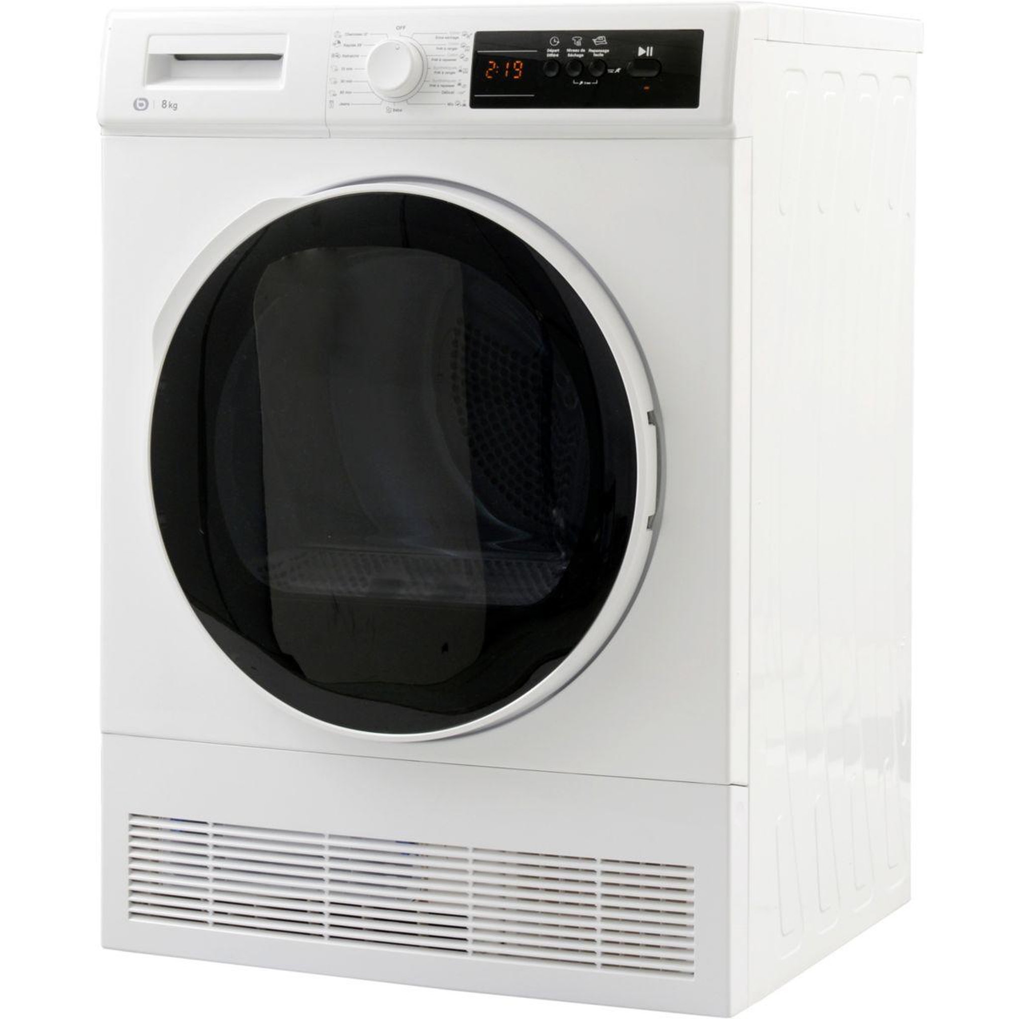 Voir la diapositive 3 : ESSENTIEL B Sèche linge à condensation ESLC8-6b