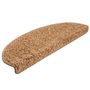 Voir la diapositive 3 : VIDAXL Tapis d'escalier 15 pcs beige 65x21x4 cm