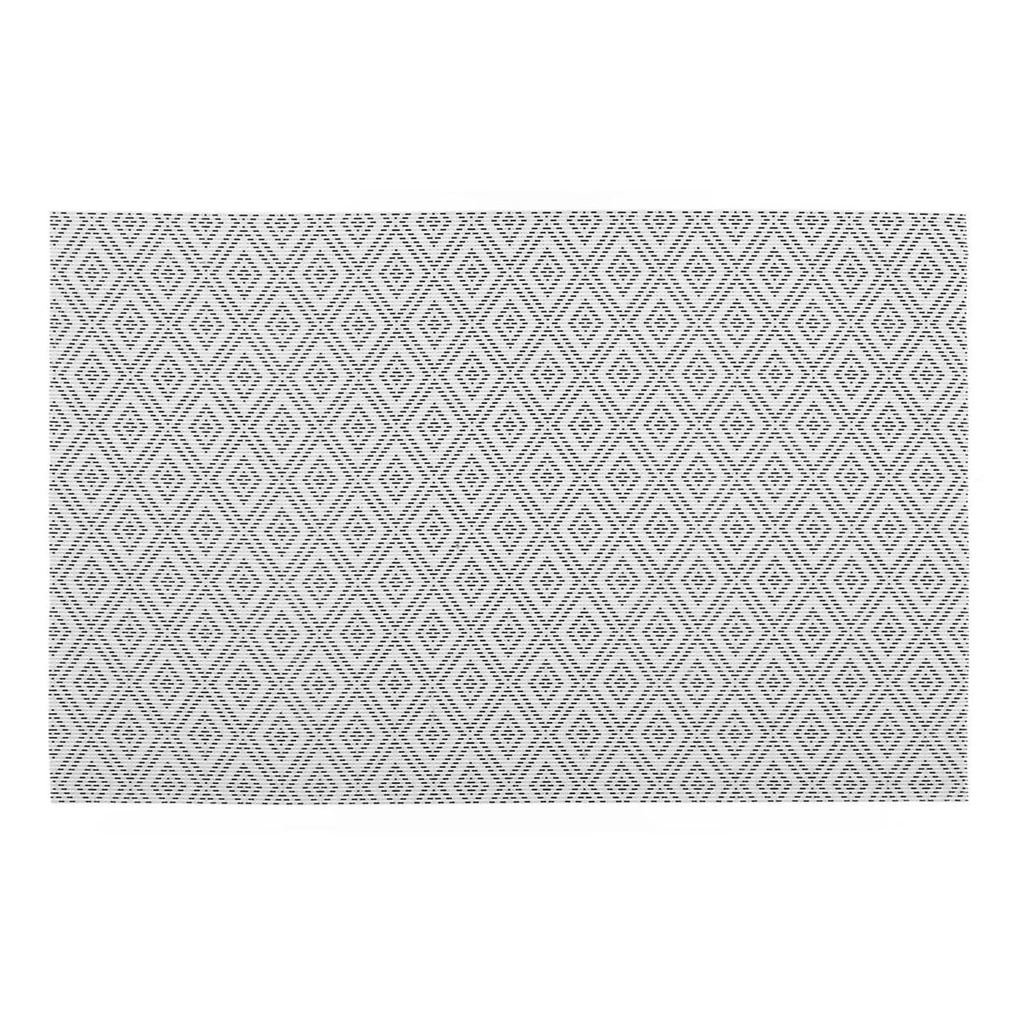 SECRET DE GOURMET Set de Table  Géométrique  45x30cm Blanc