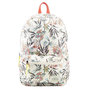 Voir la diapositive 1 : ONEILL Sac à dos 1 compartiment blanc motif feuilles multicolores