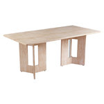 Paris Prix Table à Manger Effet Travertin  Alejandra  180cm Beige
