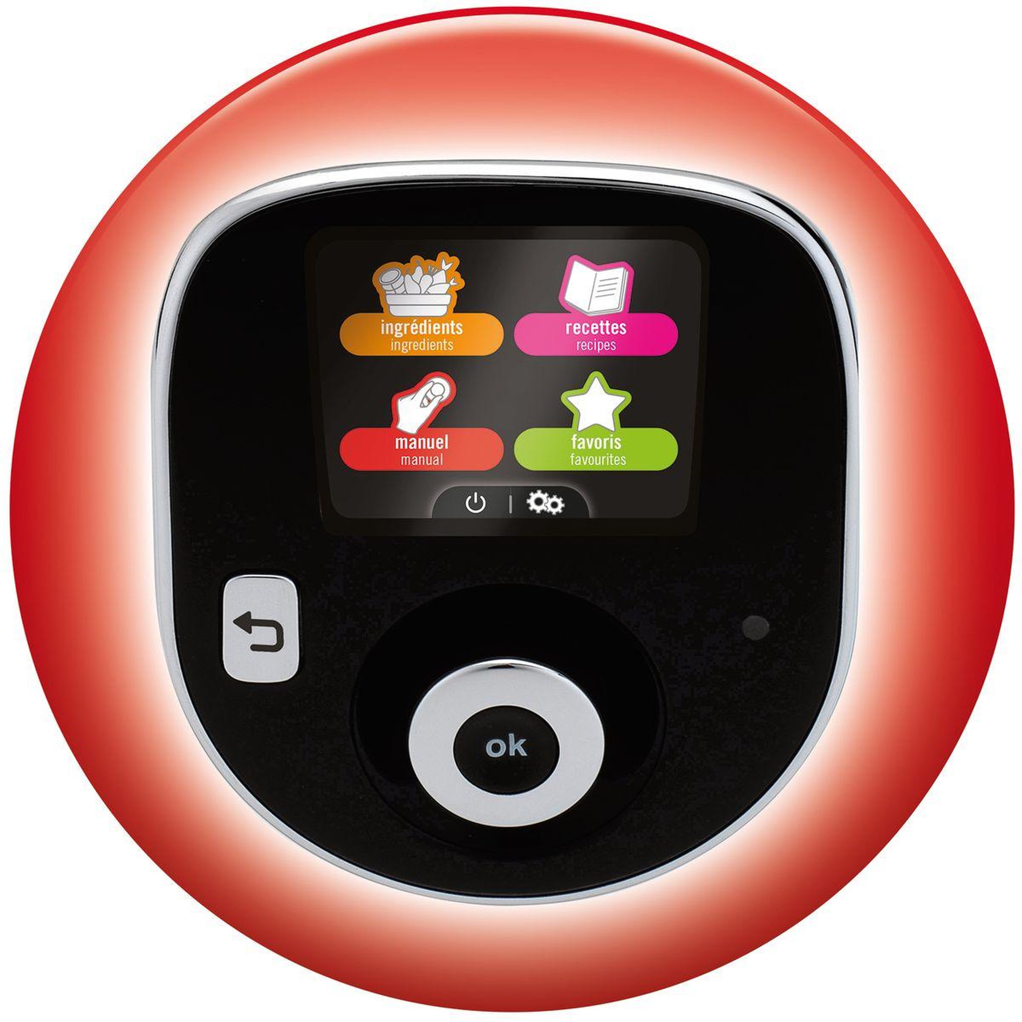 Voir la diapositive 3 : MOULINEX Cookeo YY5118FB rouge 6 L, 6 modes de cuisson + spatule