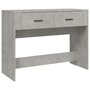 Voir la diapositive 2 : VIDAXL Table console Gris beton 100x39x75 cm Bois d'ingenierie