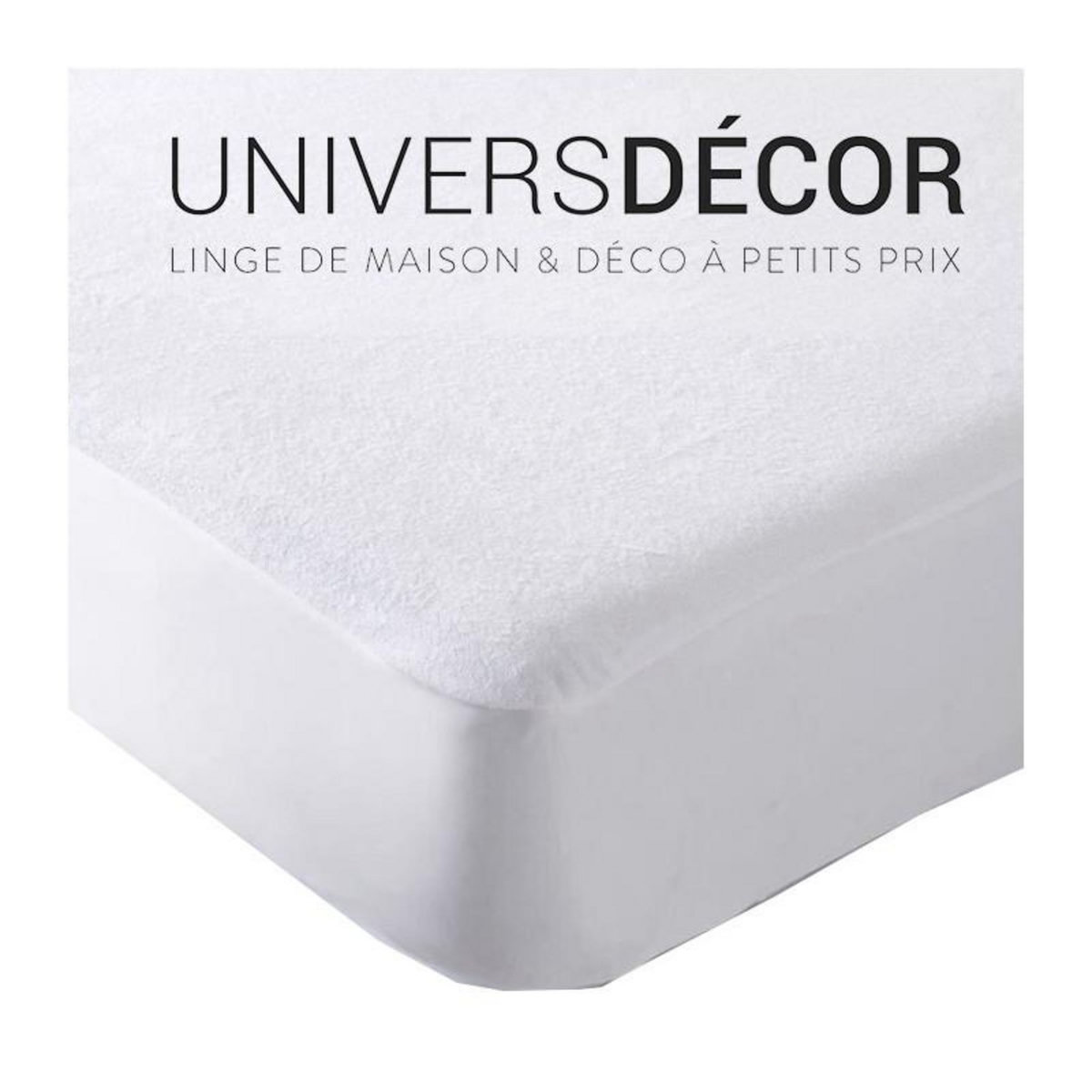 COTON PUR Lot de 2 Protèges matelas imperméable, absorbant et anti-acariens 160 x 200 cm