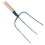 OUTILS PERRIN Fourche à faner 3 dents manche composite courbe 135