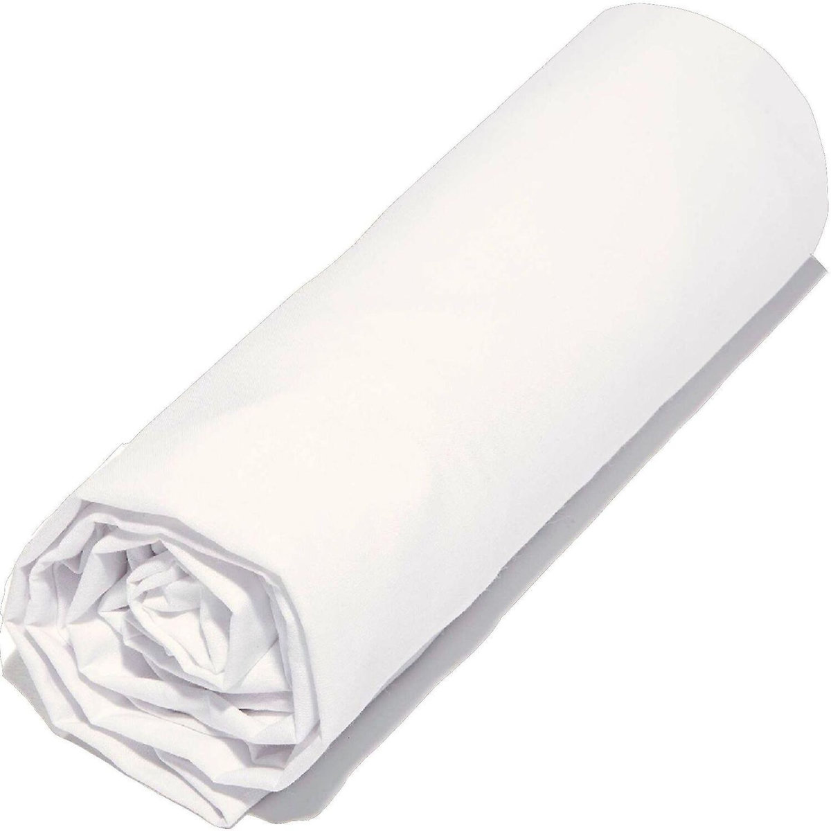 Home collection DRAP HOUSSE 140X190CM BONNET 28CM 100%MICROFIBRE 82GSM BLANC