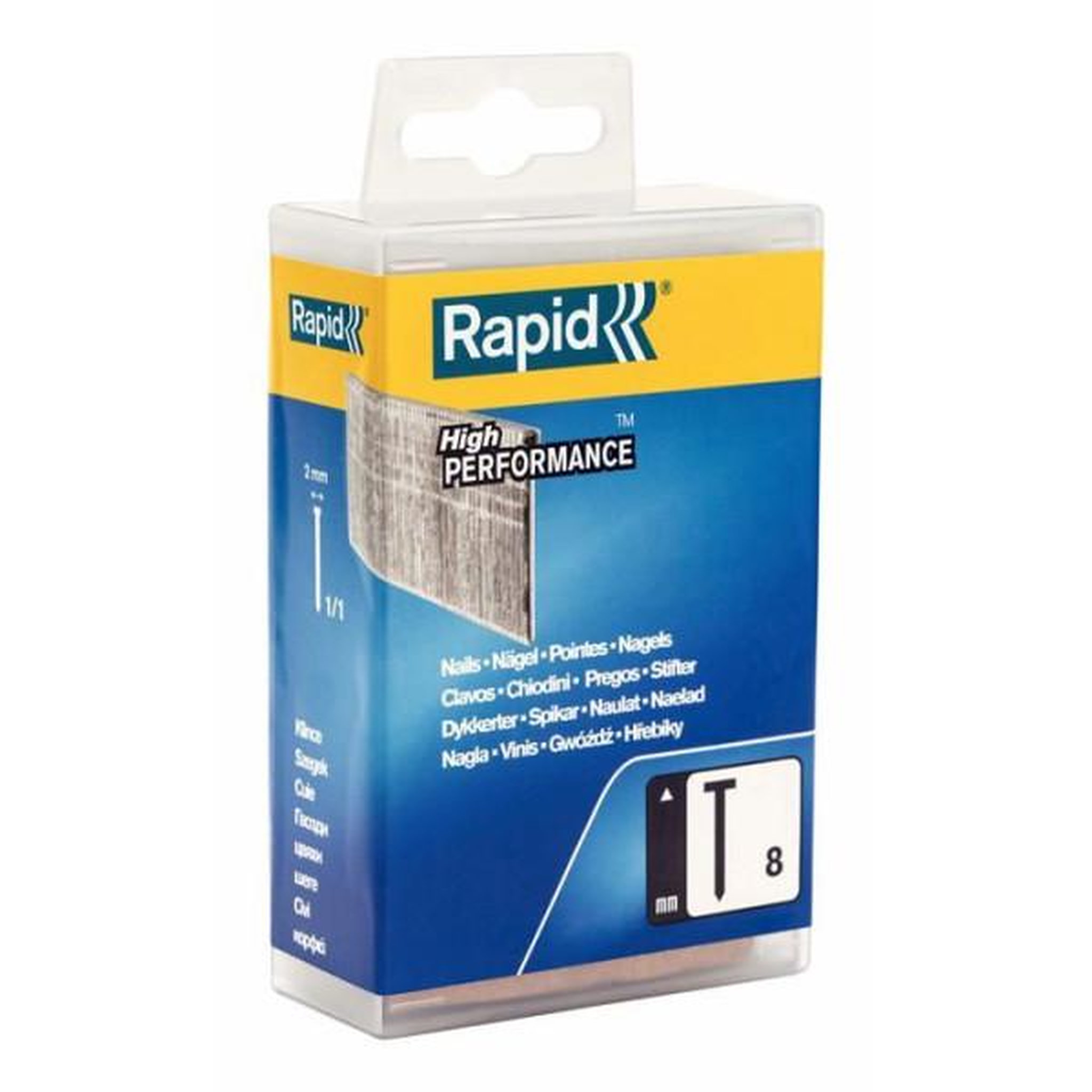 Voir la diapositive 3 : RAPID Pointe n°8 rapid agraf - rapid - 30mm - gris - pour la menuiserie