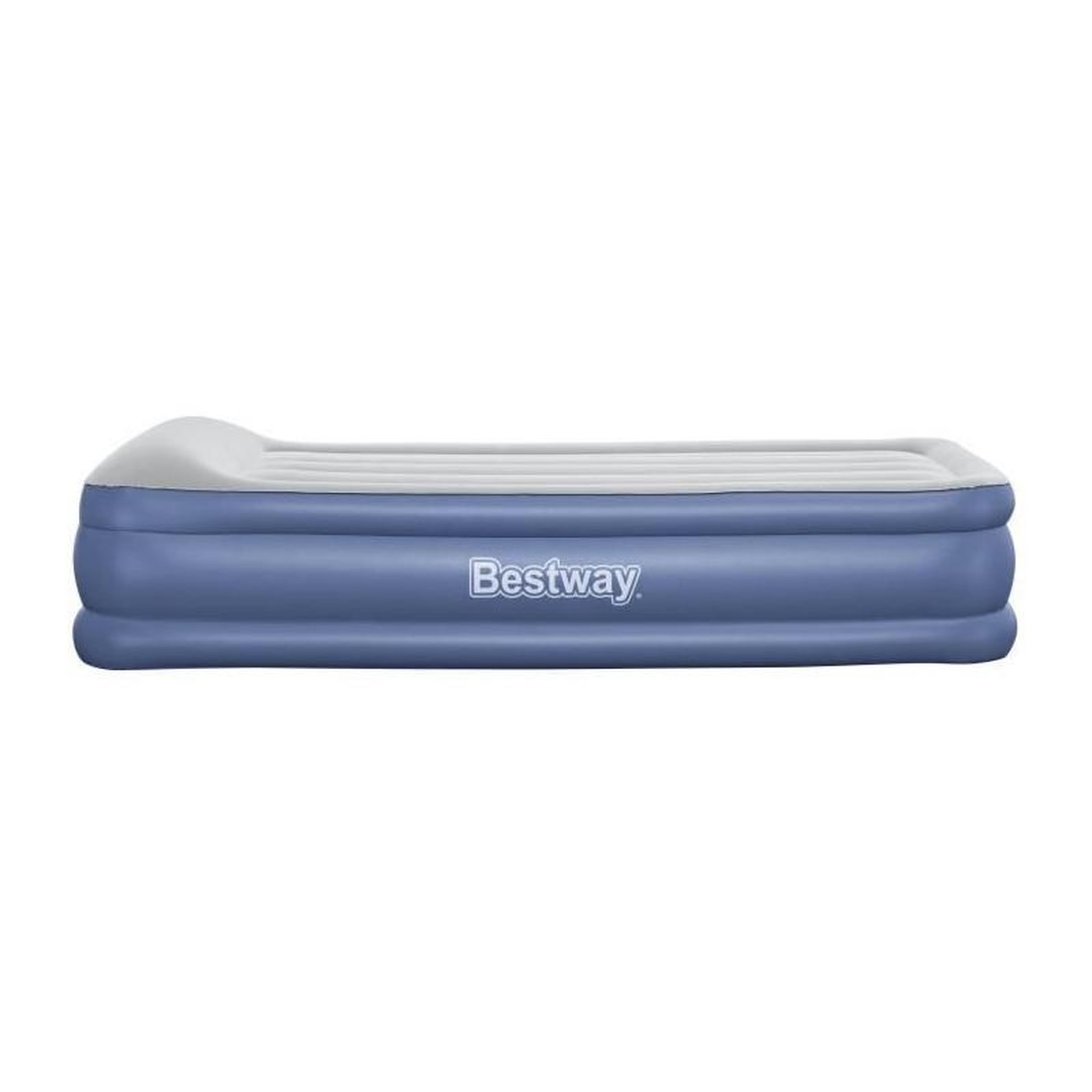 Voir la diapositive 2 : BESTWAY Lit gonflable - BESTWAY - 67628 - 1 place - 191 x 97 x 46 cm, pompe électrique intégrée, cadre de lit