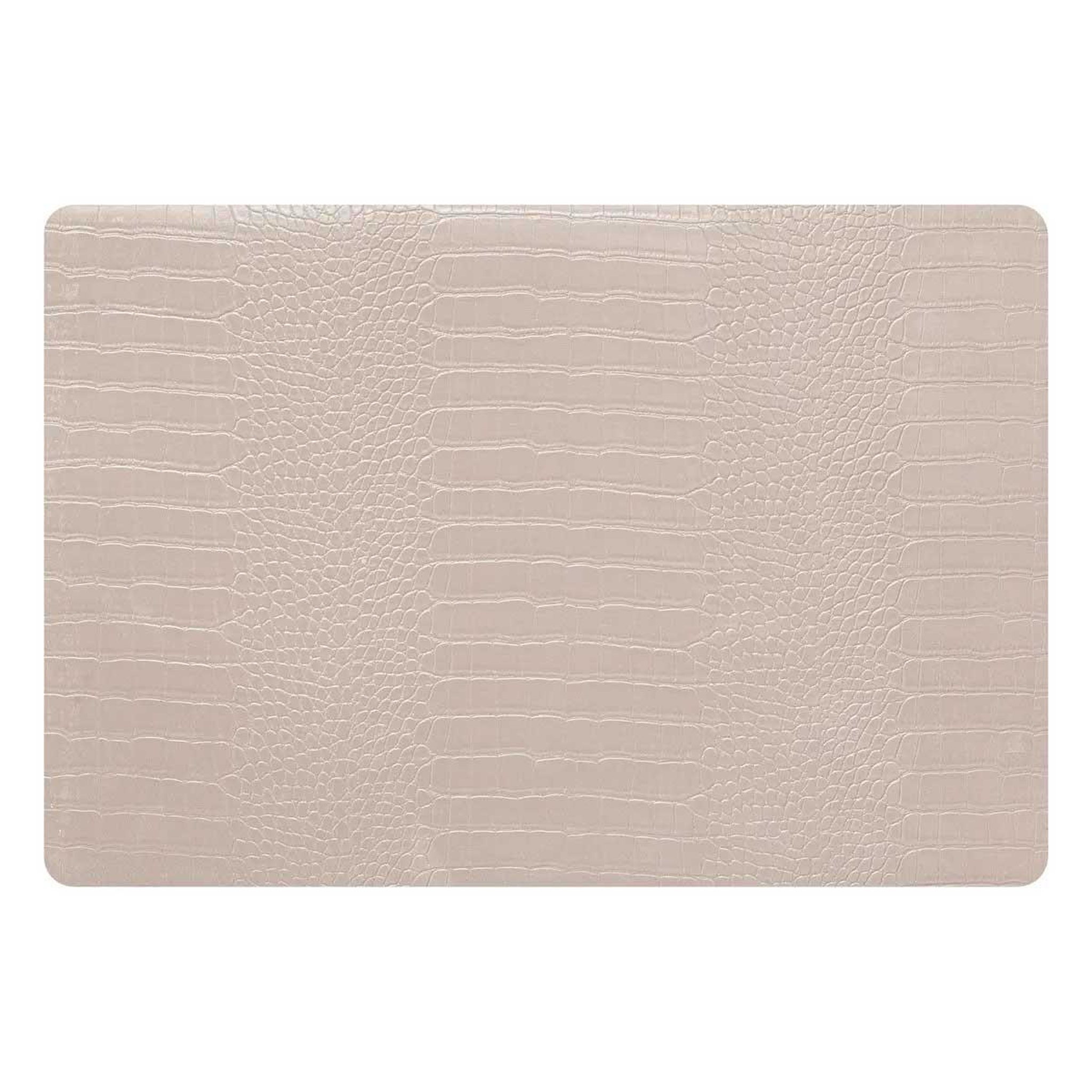 Voir la diapositive 1 : ATMOSPHERA Set Table Beige Atmosphera 45x30 cm Croco