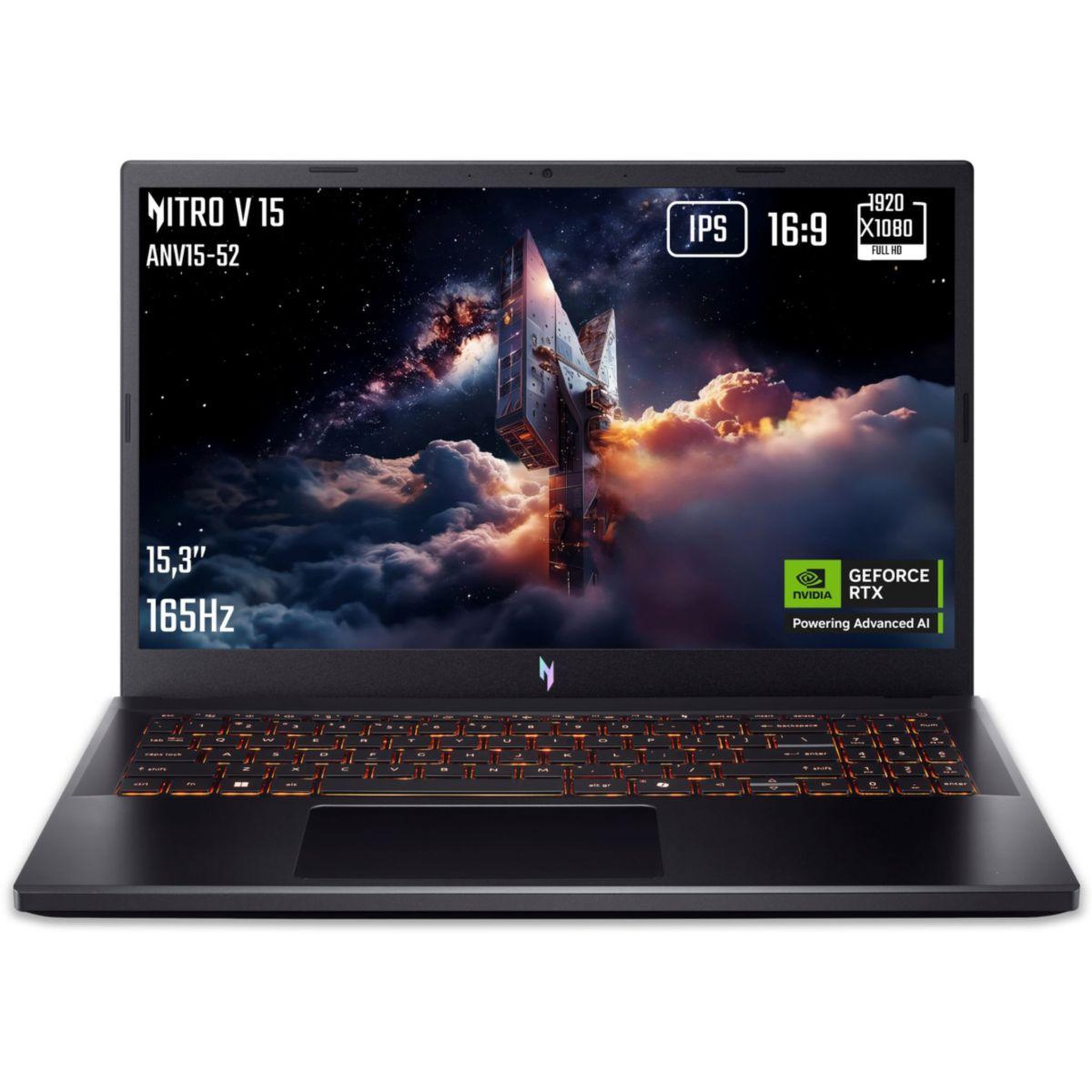 Voir la diapositive 1 : ACER PC Gamer Nitro 15,6  FHD 165Hz Intel Core i7 13620H Nvidia GeForce RTX 5060 16 Go RAM DDR4 SSD 512 Go