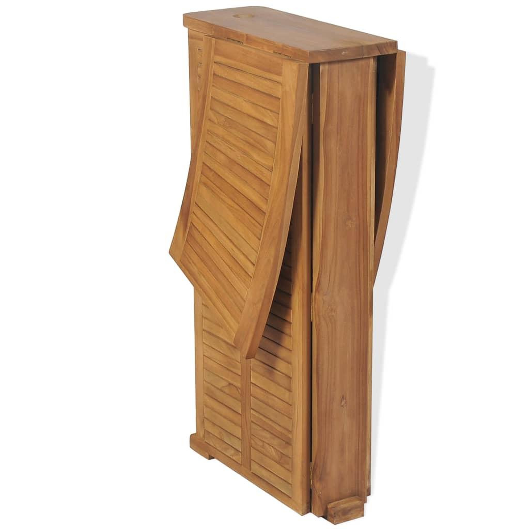 Voir la diapositive 3 : VIDAXL Table pliable de bar 155x53x105 cm bois de teck solide
