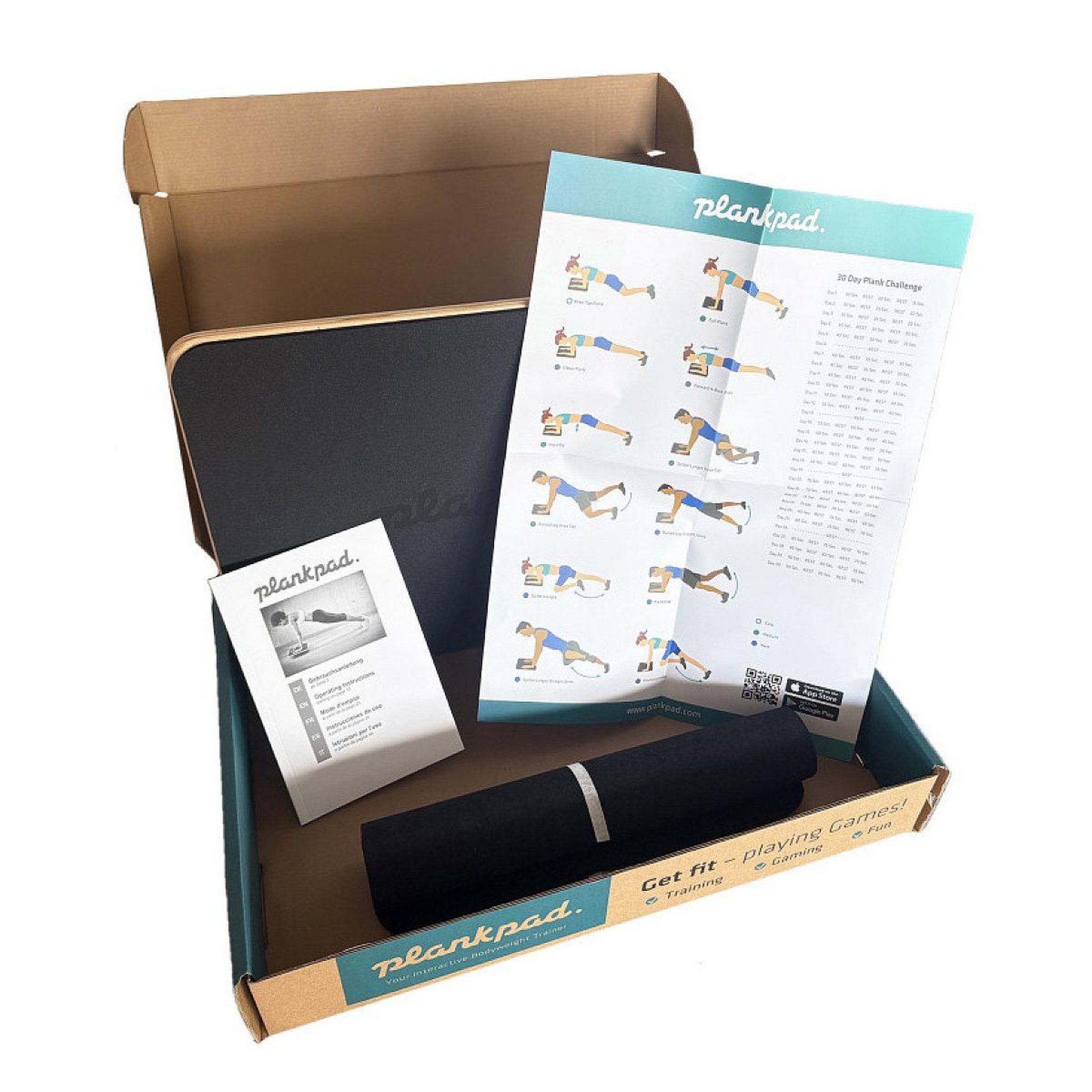 Voir la diapositive 2 : PLANKPAD - planche équilibre interactive adulte