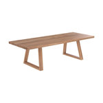 Rendez vous déco Table rectangulaire 10 personnes en bois de teck recyclé 260 cm-Marie