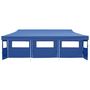 Voir la diapositive 2 : VIDAXL Tente de reception pliable avec 5 parois 3x9 m Bleu