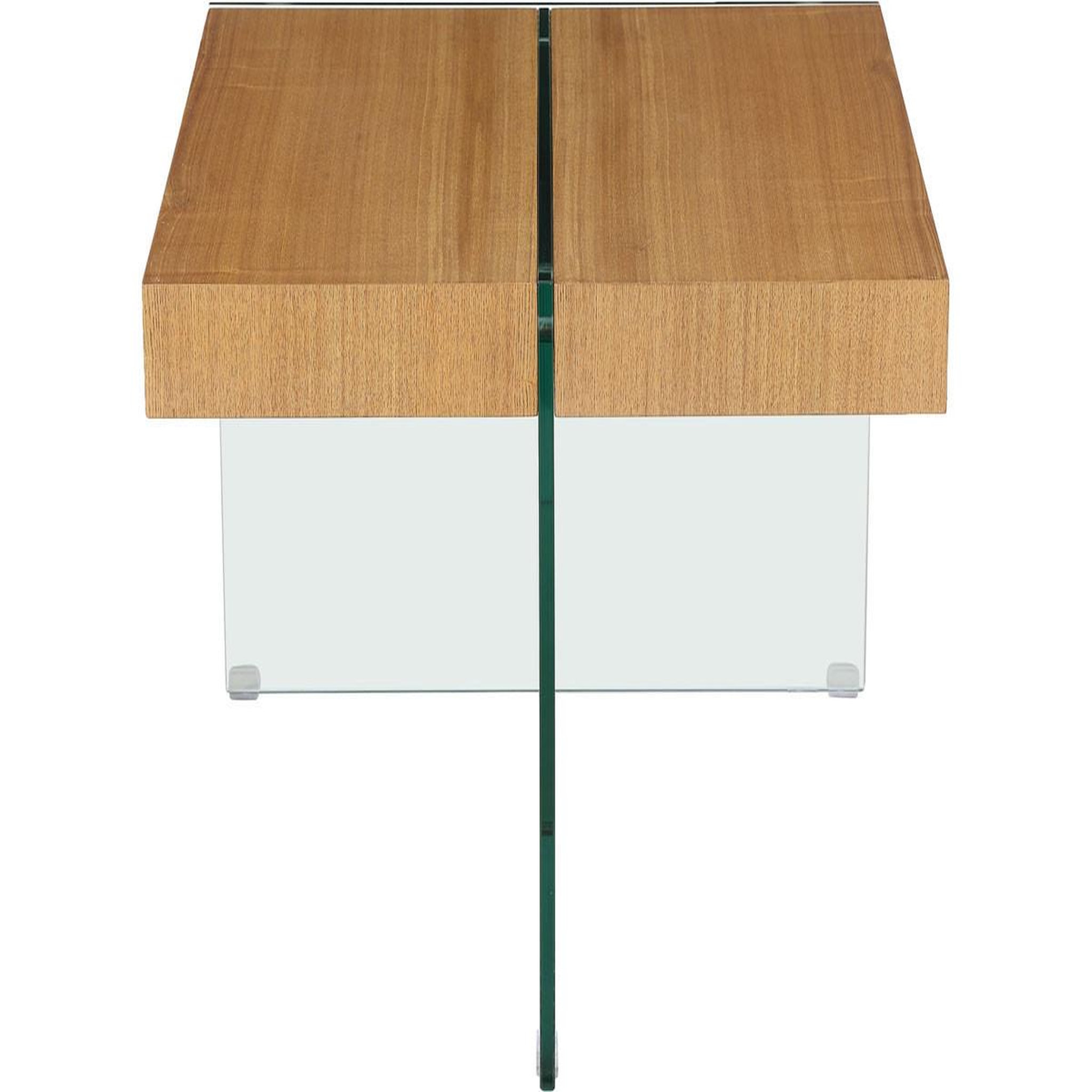 Voir la diapositive 3 : Habitat et Jardin Table basse  Agrigento  - 60 x 60 x 50 cm - Finition chêne