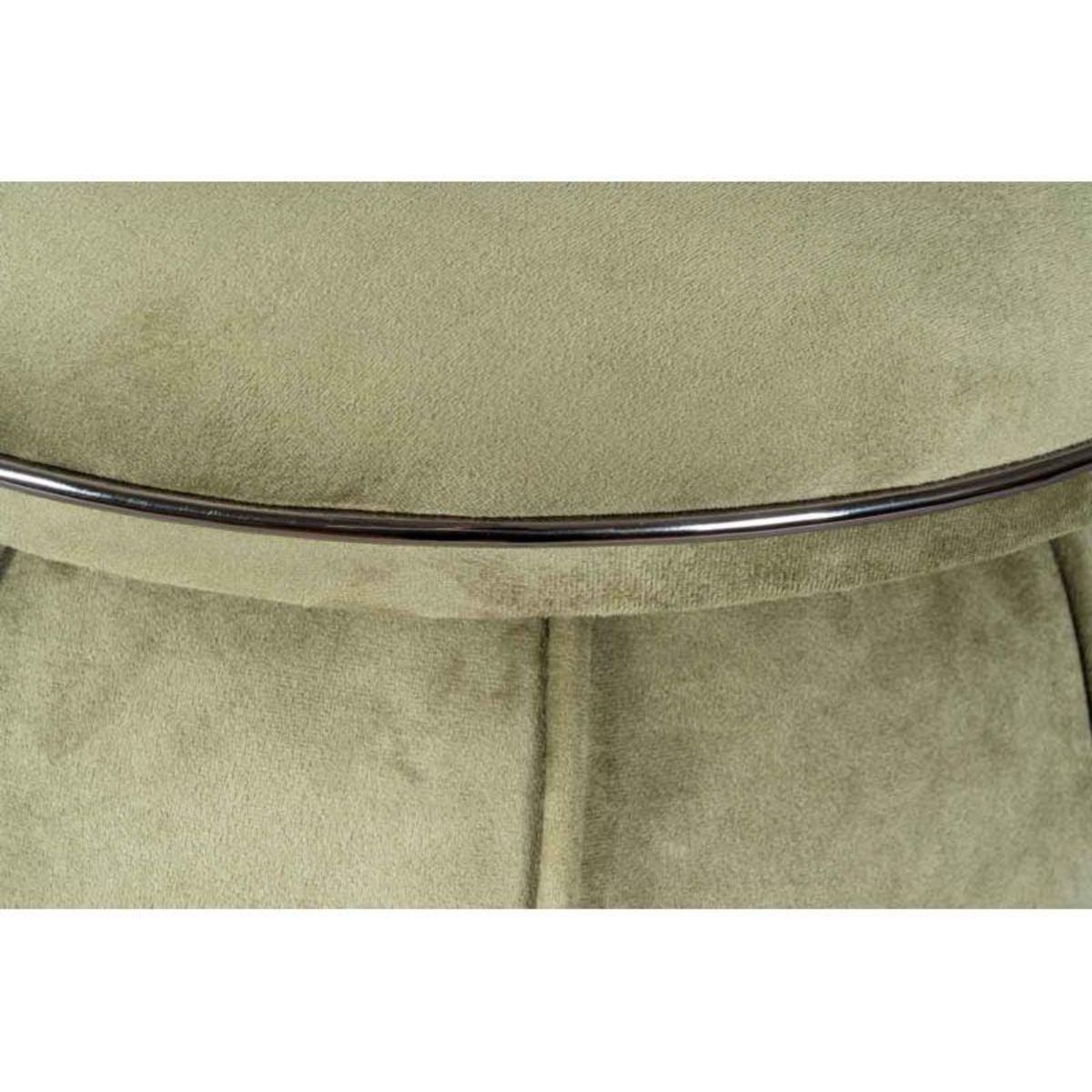 Paris Prix Tabouret Rond Design  Corin  55cm Vert & Gris