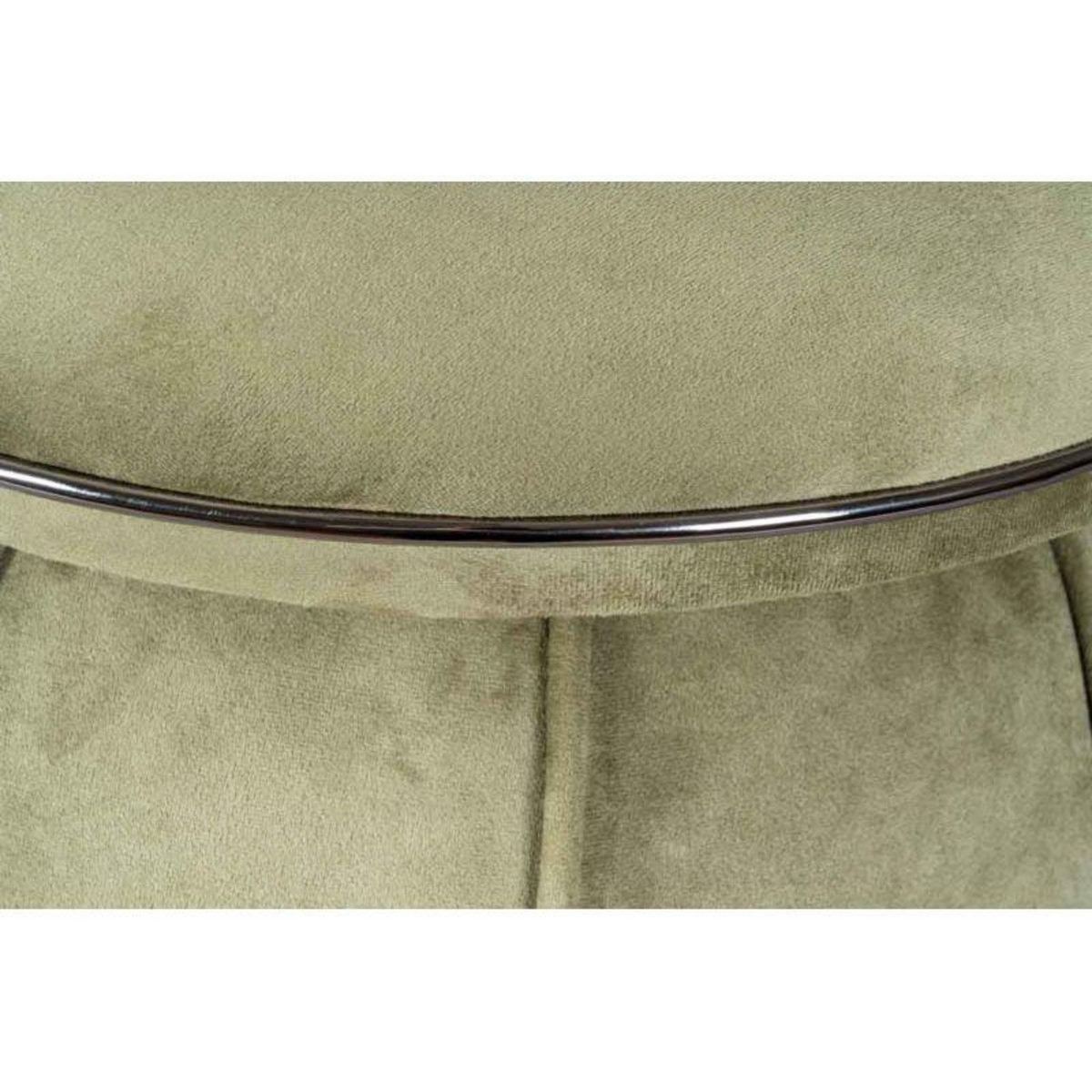 Paris Prix Tabouret Rond Design  Corin  55cm Vert & Gris