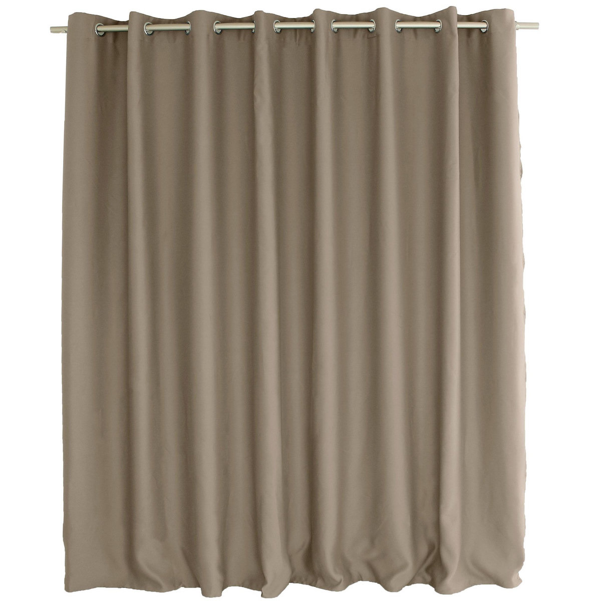 TOILINUX Rideau uni occultant avec oeillets - 300 x 240 cm