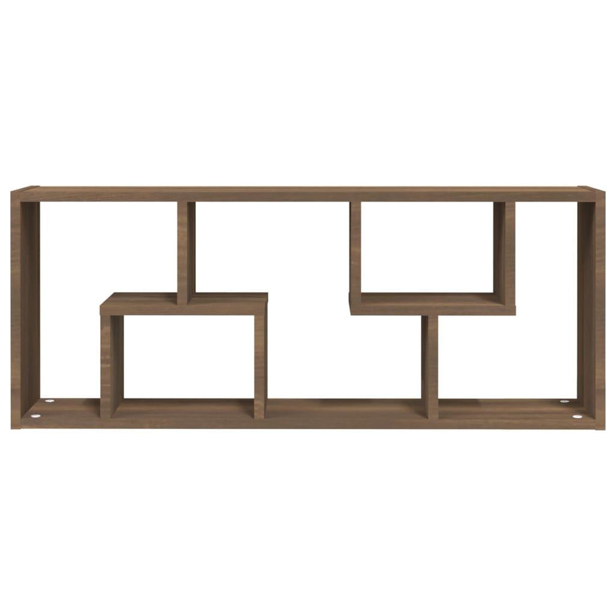 Voir la diapositive 4 : VIDAXL Etagere murale Chene marron 36x16x90 cm Bois d'ingenierie