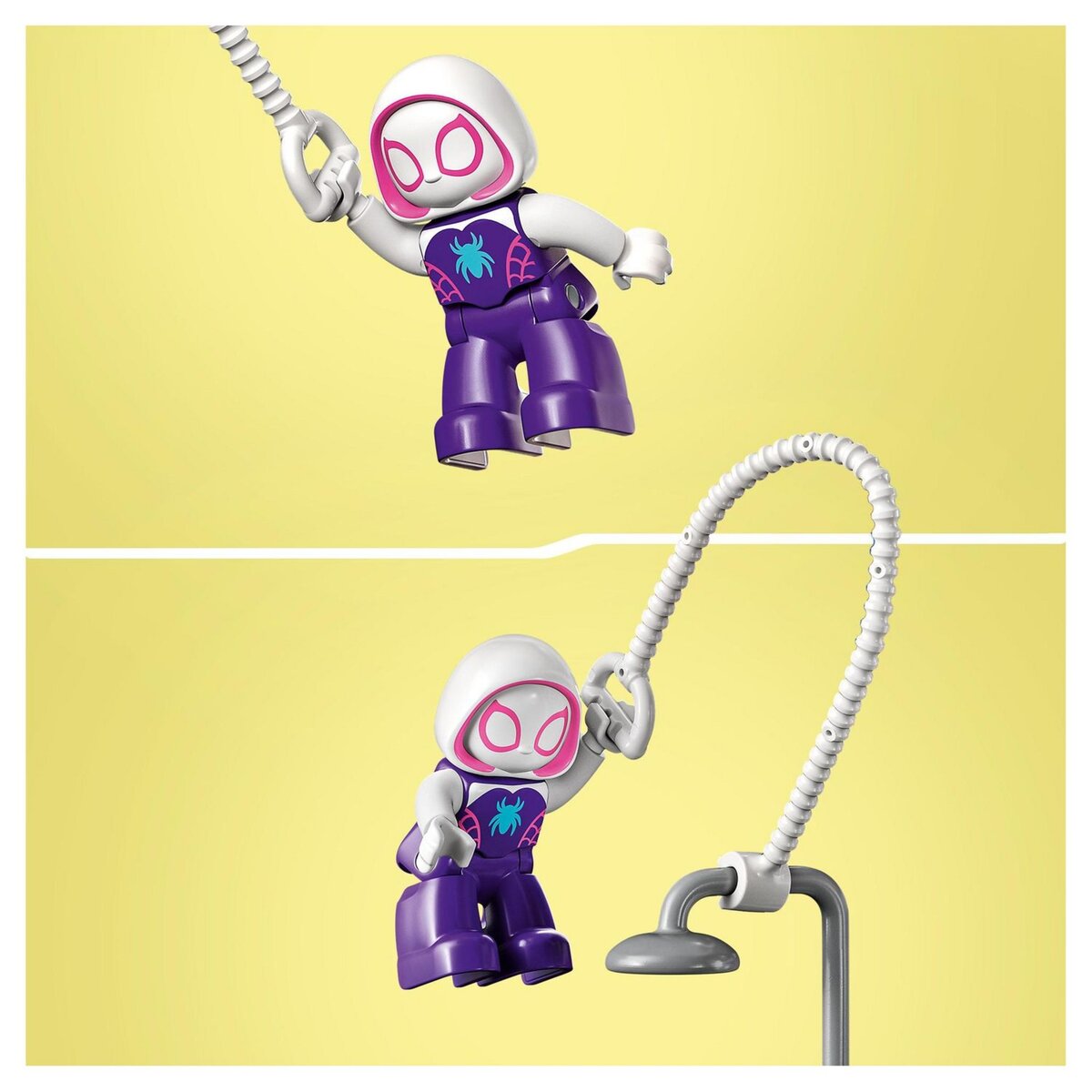 LEGO Marvel Super Heros 10995 La maison de Spider Man, Jouet Enfants 2 Ans, Spidey et ses Amis