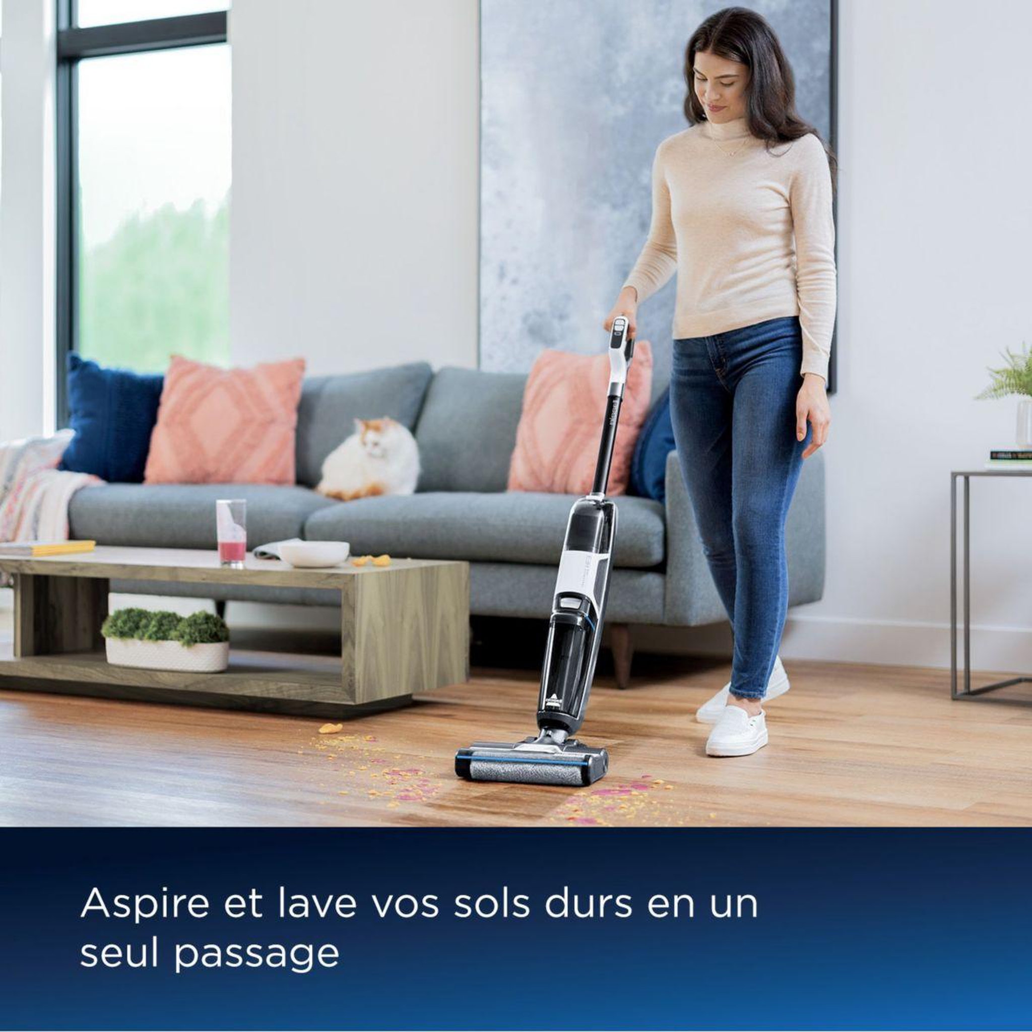 Voir la diapositive 3 : BISSELL Aspirateur laveur crosswave hf3 pro sans fil