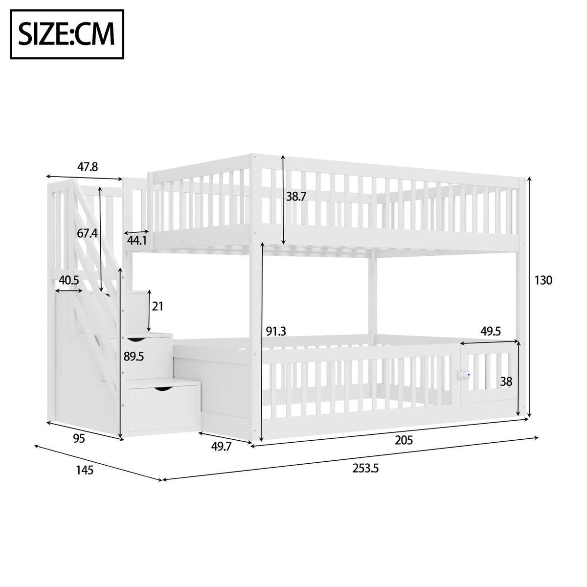 MERAX Lit superposé