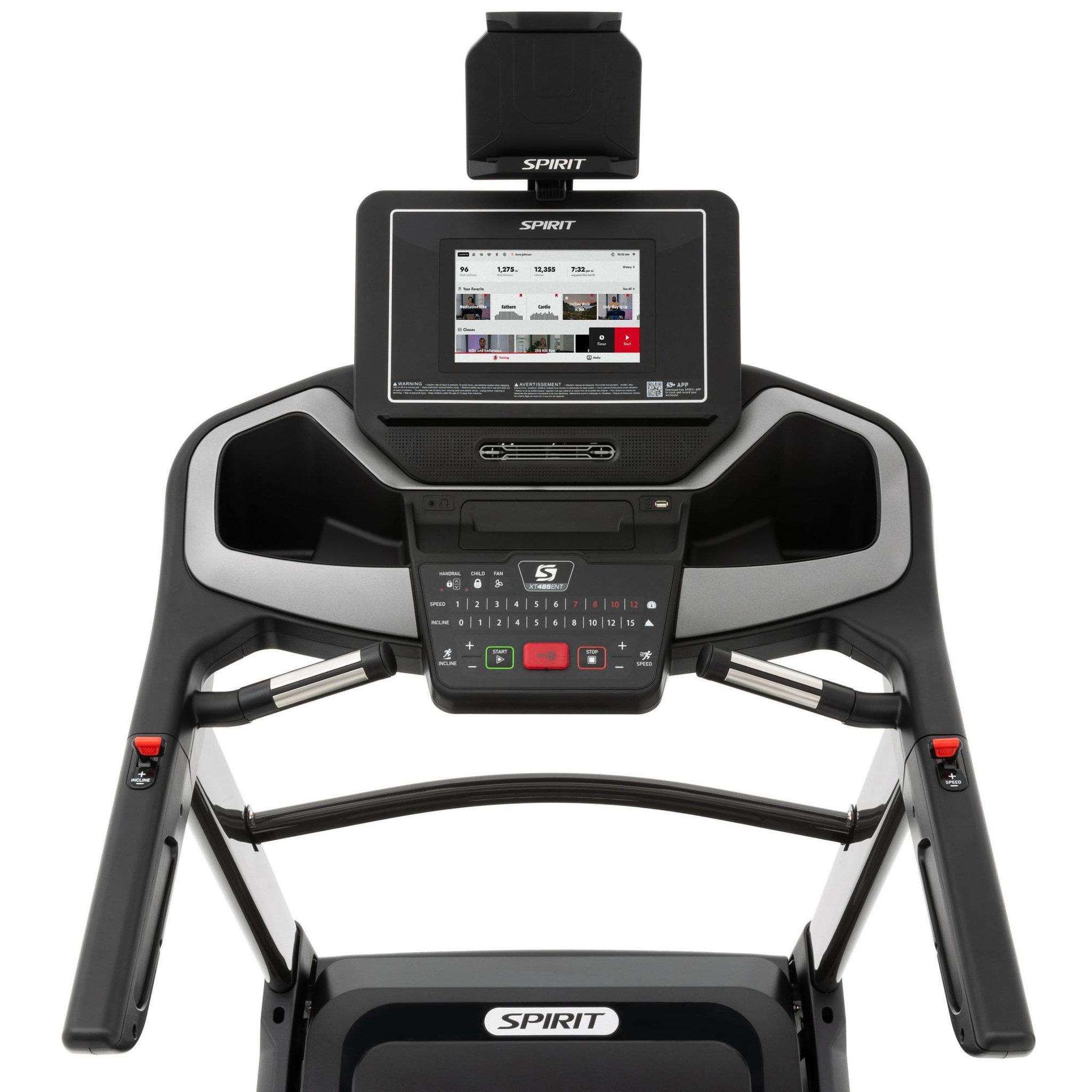 Voir la diapositive 3 : Spirit Tapis de course motorisé - spirit - modèle xt485ent - 20 km/h - bluetooth/app - maison/appartement