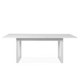 Voir la diapositive 1 : CONCEPT USINE Table à manger industrielle extensible 10 personnes blanche KOTOR