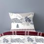 Voir la diapositive 2 : Dourev Housse de couette Flanelle 140x200 KLAUS + 1 taie