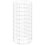 Voir la diapositive 2 : VIDAXL Poteau a gabion circulaire Acier galvanise Ø50x100 cm