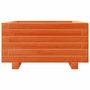 Voir la diapositive 5 : VIDAXL Jardiniere cire marron 50x50x26,5 cm bois de pin massif