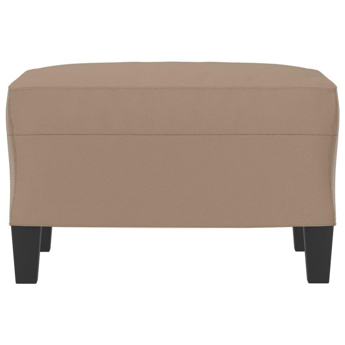 VIDAXL Repose-pied Cappuccino 60x50x41 cm Similicuir