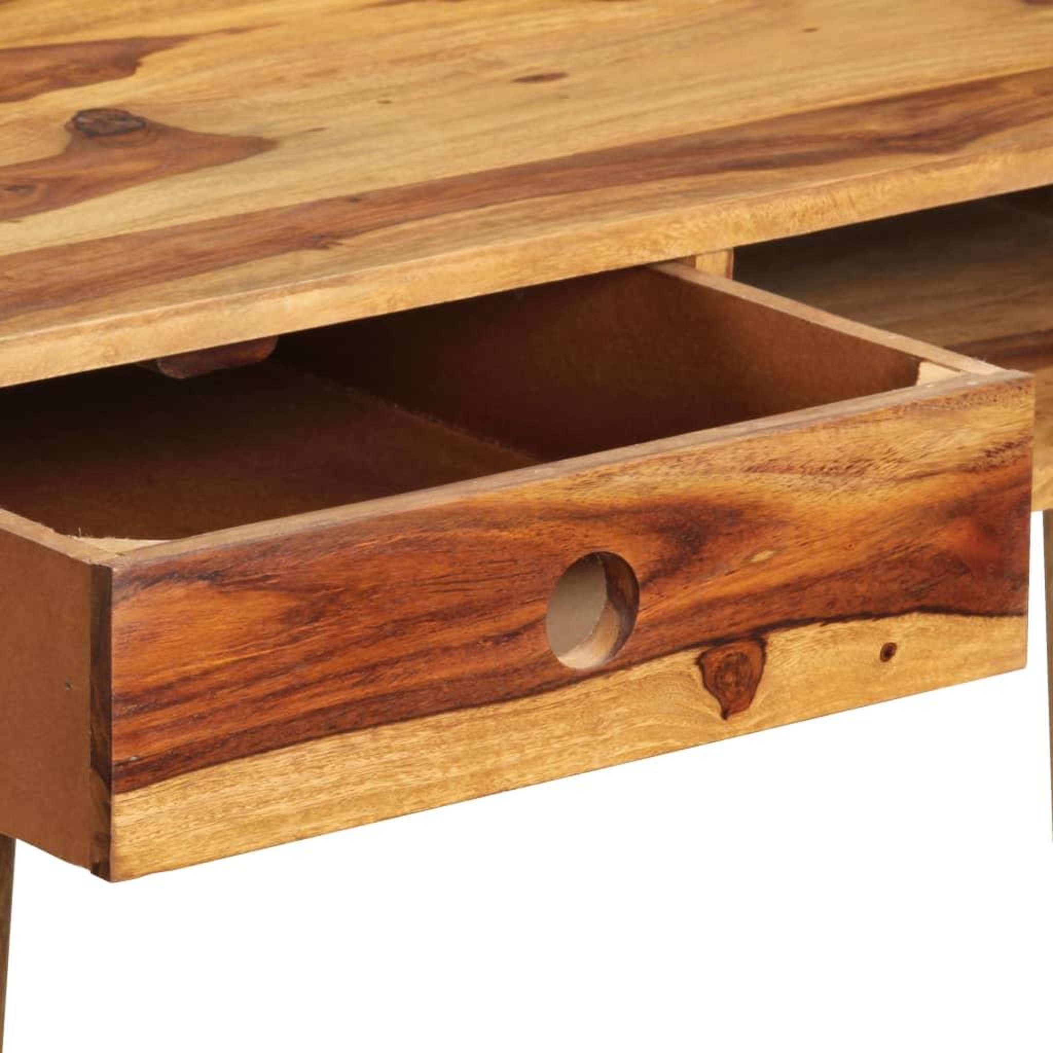 Voir la diapositive 5 : VIDAXL Bureau 110 x 55 x 76 cm Bois solide de Sesham