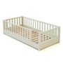 Voir la diapositive 4 : JURABABY Lit au sol enfant en bois SONHO - 90x190