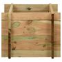 Voir la diapositive 3 : VIDAXL Jardiniere surelevee pour legumes Bois de pin impregne 40 cm