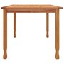 Voir la diapositive 4 : VIDAXL Table a dîner de jardin 150x90x75 cm bois massif de teck