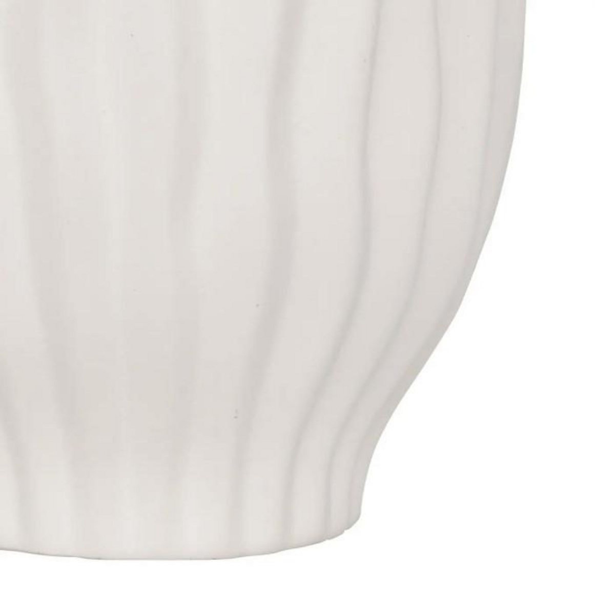 ATMOSPHERA Vase Design en Céramique  Fernan  22cm Blanc