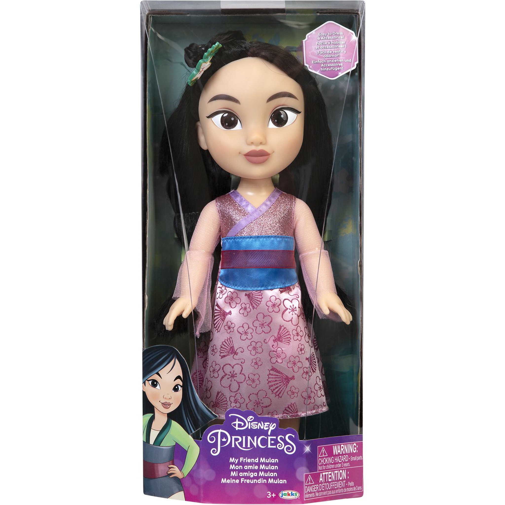 Voir la diapositive 3 : JAKKS PACIFIC Poupée Disney Princesses 38 cm - Mulan