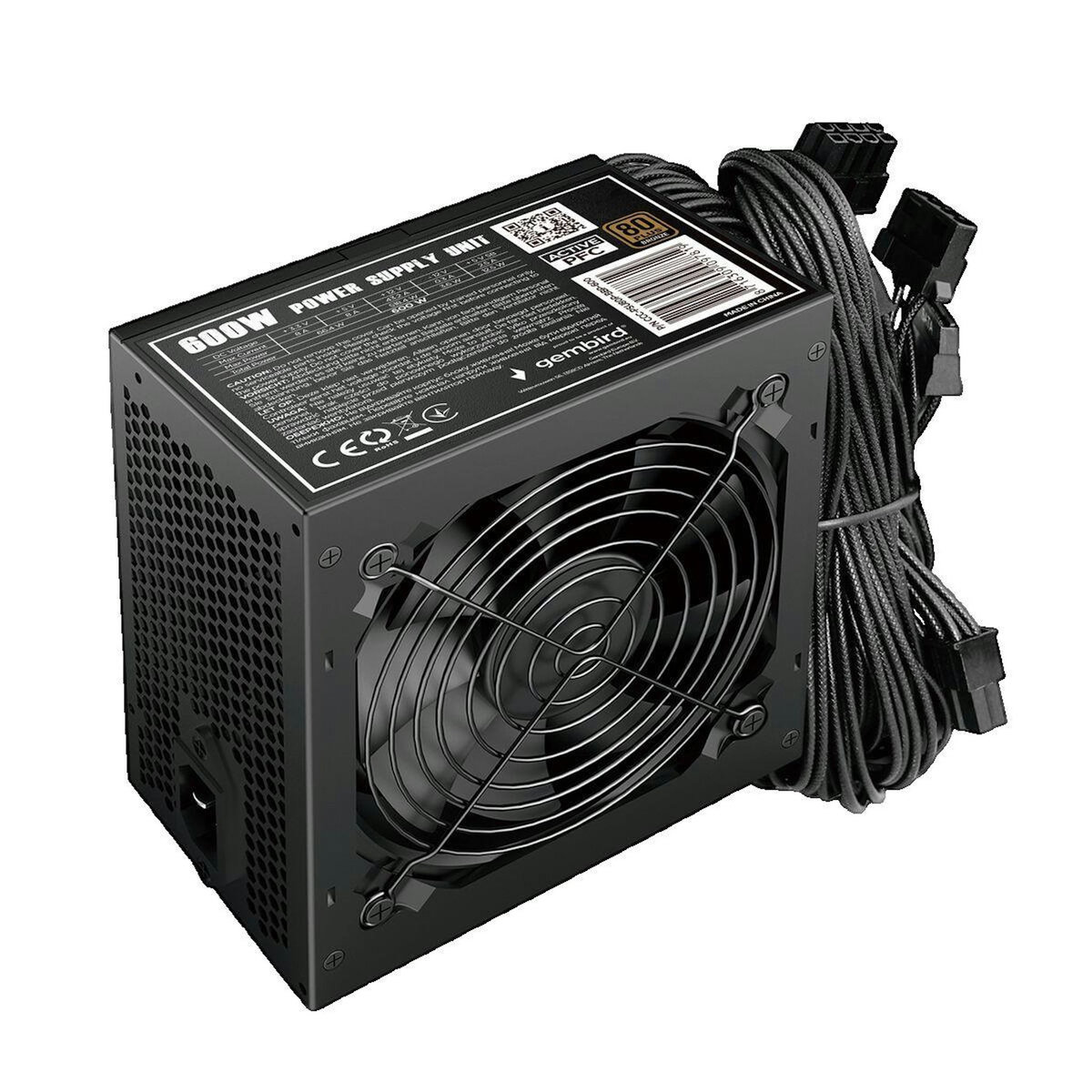 GEMBIRD Alimentation PC Gembird Black Box Power CCC-PSU80P-BBP-600 600 W