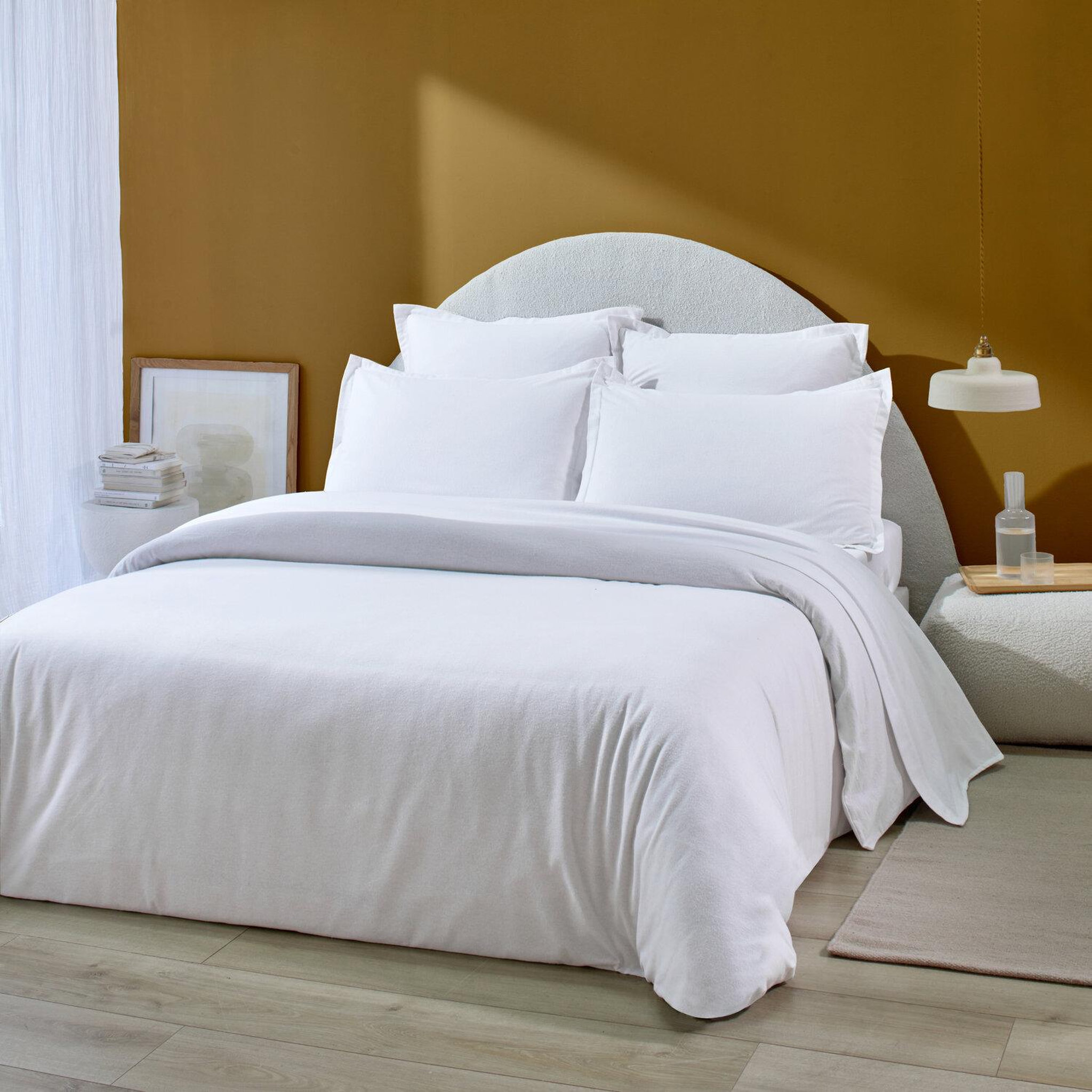 Voir la diapositive 1 : Home collection Housse de couette 100% flanelle de coton