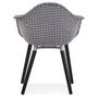 Voir la diapositive 5 : Paris Prix Fauteuil Design Vintage  Madryna  81cm Noir