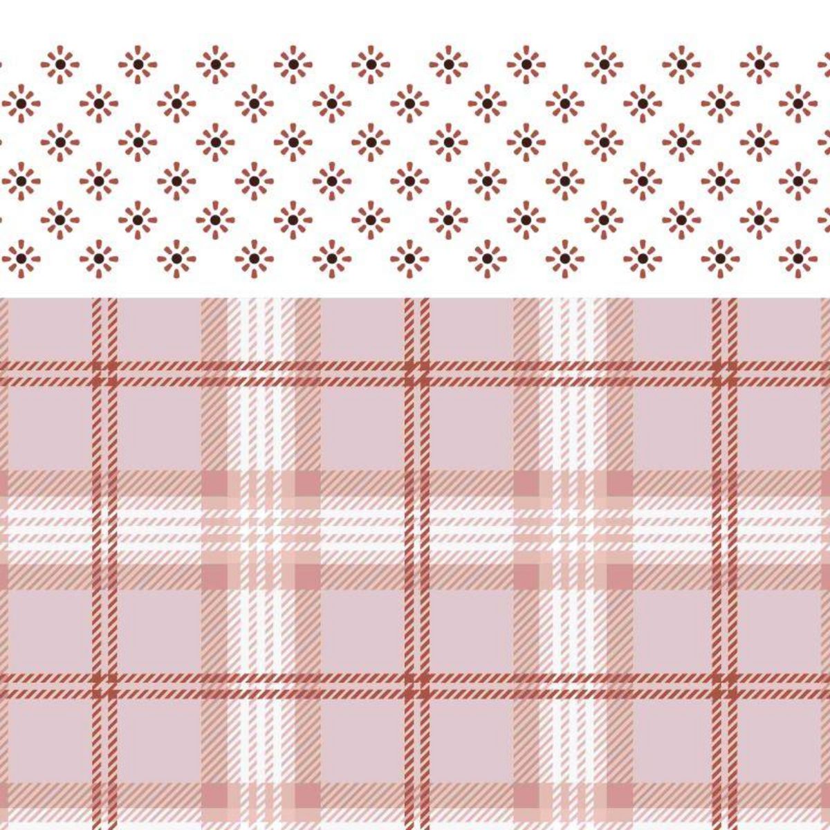 UNIVERS DECOR Pack complet housse de couette réversible pour lit 140 x 190 cm Liberty rose