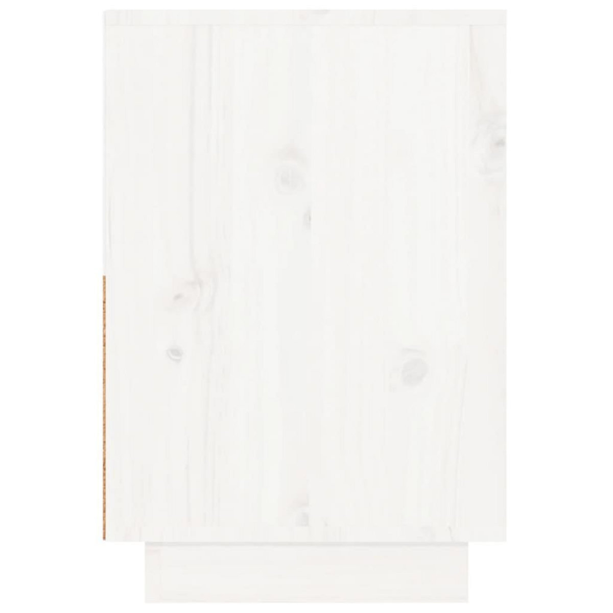 VIDAXL Tables de chevet 2 pcs Blanc 60x34x51 cm Bois de pin solide