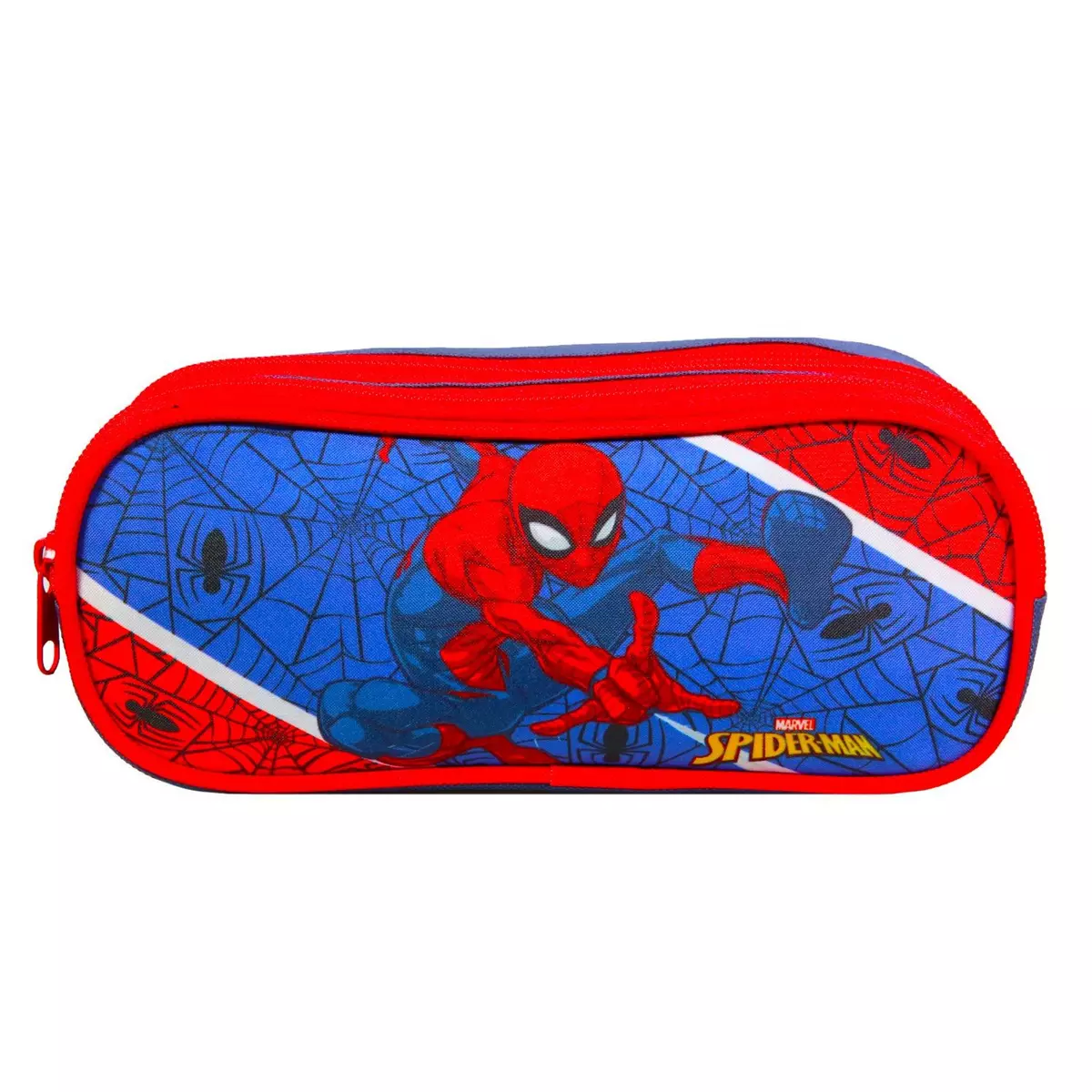 Bagtrotter BAGTROTTER Trousse scolaire 2 compartiments Spider-Man Bleu