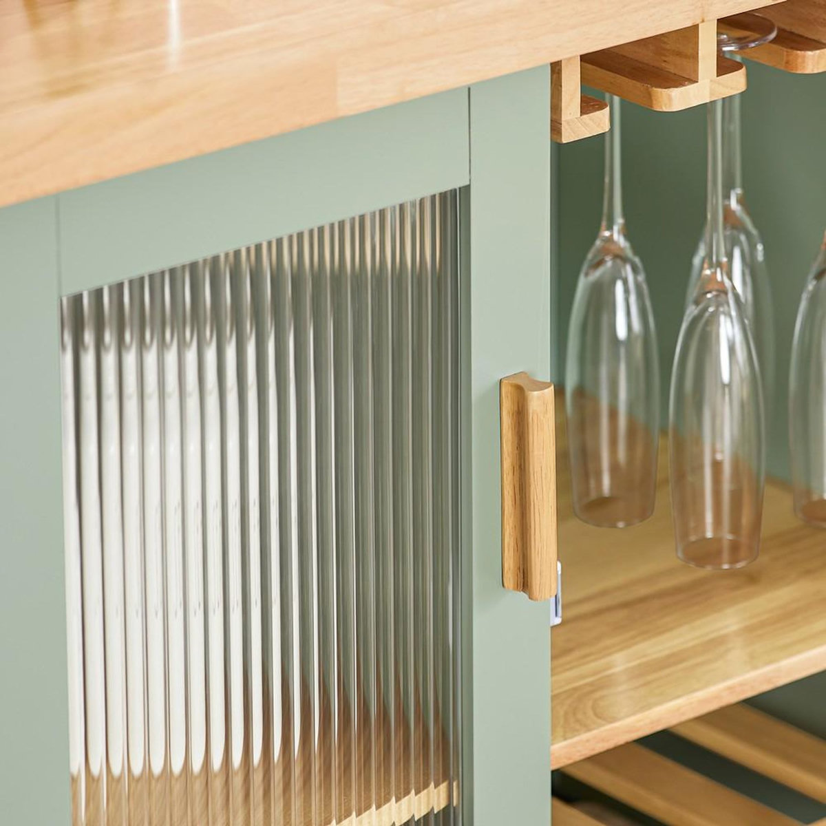 SOBUY SoBuy - Buffet Bas à deux tiroirs - Nordique - FSB81