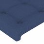 Voir la diapositive 5 : VIDAXL Tete de lit a LED Bleu 93x16x78/88 cm Tissu