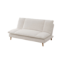 Voir la diapositive 2 : CONCEPT USINE Canapé convertible 3 places en tissu beige VASCO